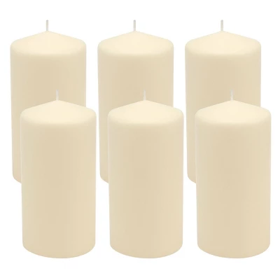 6pk Pillar Candles Ivory - Stonebriar Collection 9 6pk Pillar Candles Ivory - Stonebriar Collection - Image 9