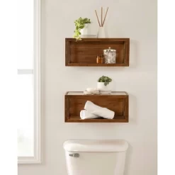 18" X 8" Wessler Decorative Wood Box Shelf Rustic Brown - Kate & Laurel All Things Decor 13 18" X 8" Wessler Decorative Wood Box Shelf Rustic Brown - Kate & Laurel All Things Decor -Home Decor Outlet Store GUEST f76367d9 fbcc 4412 9ba6 c92fa6ba7ec9