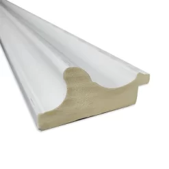 42" X 30" Non-Beveled Parlor White Wall Mirror - Amanti Art